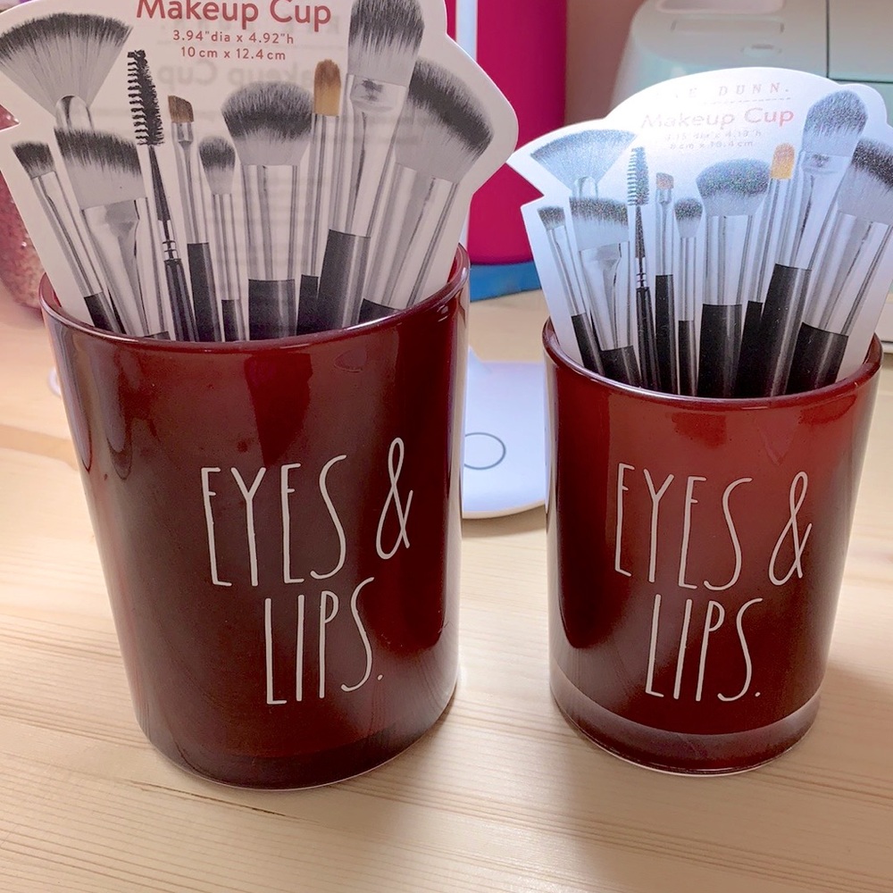 RAE DUNN COSMETIC CUPS! NWT!!!!